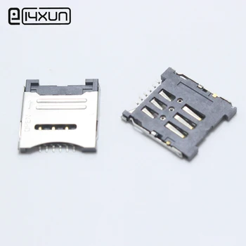 2pcs 6Pin SIM Card jack Downshell MICRO Card Flip Type 1.8H 6P Gold-plated Pin SIM Card Slot for Mobile Phone
2pcs 6Pin SIM Card jack Downshell MICRO Card Flip Type 1.8H 6P Gold-plated Pin SIM Card Slot for Mobile Phone