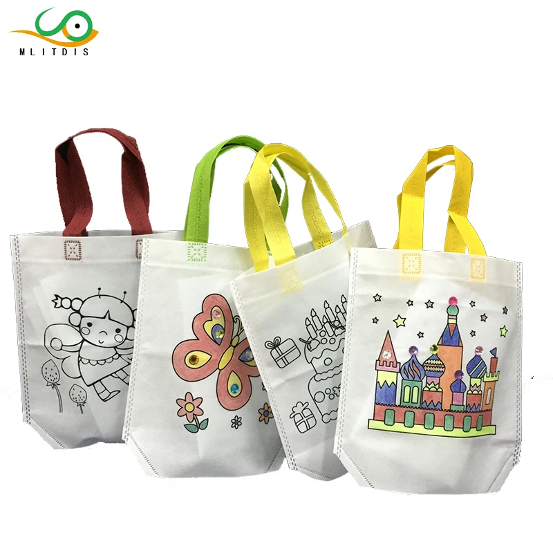 MLITDIS Funny Cartoon Canvas Bags Kids Handbags Girls With DIY Painting Shopping Bags For Children Drawing Toys Kindergarten Bag
MLITDIS Funny Cartoon Canvas Bags Kids Handbags Girls With DIY Painting Shopping Bags For Children Drawing Toys Kindergarten Bag