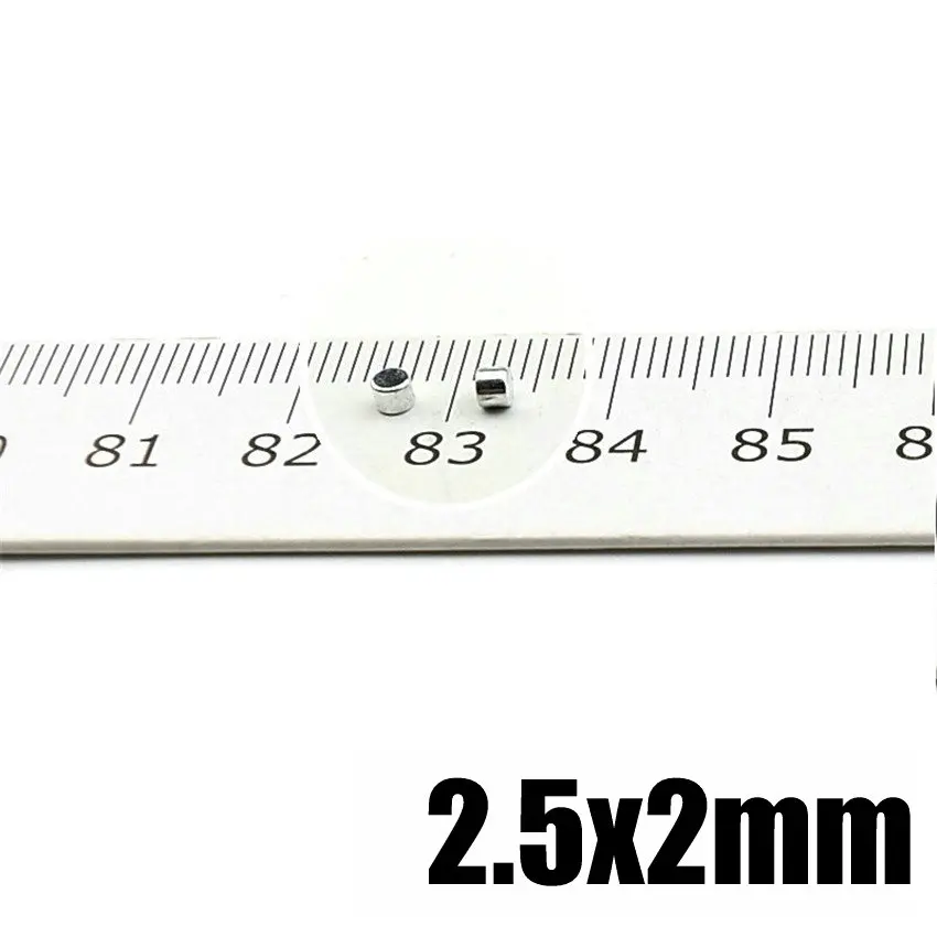 Tiny Mini Magnetic Magnets 2.5x2 mm Small Round Micro Ndfeb Imanes Diameter 2.5mm x 2mm Neodymium Disc Sensor Mini 2.5mm X 2mm
Tiny Mini Magnetic Magnets 2.5x2 mm Small Round Micro Ndfeb Imanes Diameter 2.5mm x 2mm Neodymium Disc Sensor Mini 2.5mm X 2mm