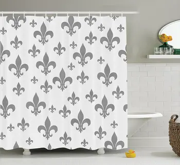 Fleur De Lis Decor Shower Curtain Set Ethnic Lily Pattern Classic Retro Royal Vintage European Iris Ornamental Artwork
Fleur De Lis Decor Shower Curtain Set Ethnic Lily Pattern Classic Retro Royal Vintage European Iris Ornamental Artwork