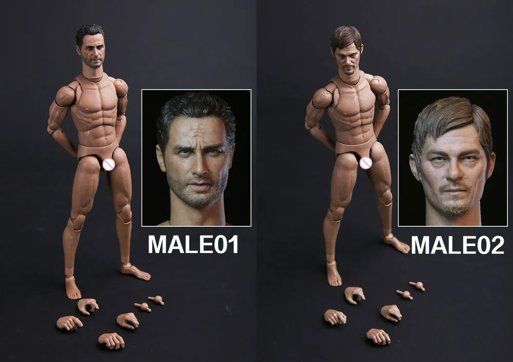 (1pcs) DAM 1/6 Walking Dead Narrow Shoulders Body + Head MALE01 Sheriff Rick MALE02 Darryl for 12inch Action Figure DIY
(1pcs) DAM 1/6 Walking Dead Narrow Shoulders Body + Head MALE01 Sheriff Rick MALE02 Darryl for 12inch Action Figure DIY