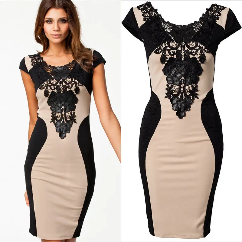 Spring Summer Fashion Women Ladies Lace Bodycon Lace Formal Elegant Prom Party Cocktail Night Long Pencil Dress
Spring Summer Fashion Women Ladies Lace Bodycon Lace Formal Elegant Prom Party Cocktail Night Long Pencil Dress
