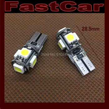 100x W5W CANBUS 5 led 5050 Error Free Auto LED 194 168 T10 Car Side Wedge Door Tail Light 5SMD Lamp Clearance Bulbs No Warning
100x W5W CANBUS 5 led 5050 Error Free Auto LED 194 168 T10 Car Side Wedge Door Tail Light 5SMD Lamp Clearance Bulbs No Warning