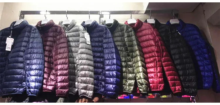 Aolamegs Men Winter Down Jacket Ultralight Thin White Duck Down Coat Solid Color Feather Jackets Male Windproof Warm Outwear 3XL (8)