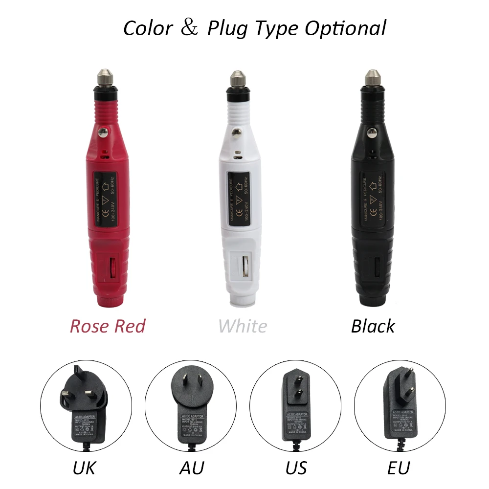 Electric Grinder Drill Tool Nail Gel Polish Removing Drill Manicure Machine Grinding Rotary Tool Kit
Electric Grinder Drill Tool Nail Gel Polish Removing Drill Manicure Machine Grinding Rotary Tool Kit
