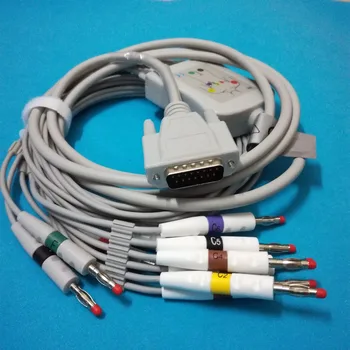 Compatible Eletrocardiograma Nihon Kohden 9130K 9110 EKG cable 10 lead ecg cable 4.0 banana
Compatible Eletrocardiograma Nihon Kohden 9130K 9110 EKG cable 10 lead ecg cable 4.0 banana