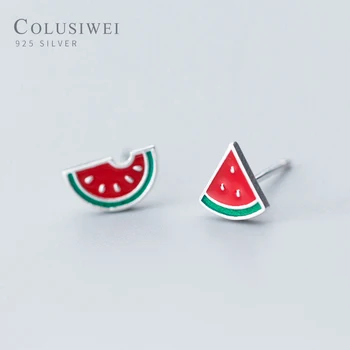 Colusiwei Fashion Summer Watermelon Stud Earrings for Women Fruit 925 Sterling Silver Design 2019 New Anti-allergy Jewelry
Colusiwei Fashion Summer Watermelon Stud Earrings for Women Fruit 925 Sterling Silver Design 2019 New Anti-allergy Jewelry