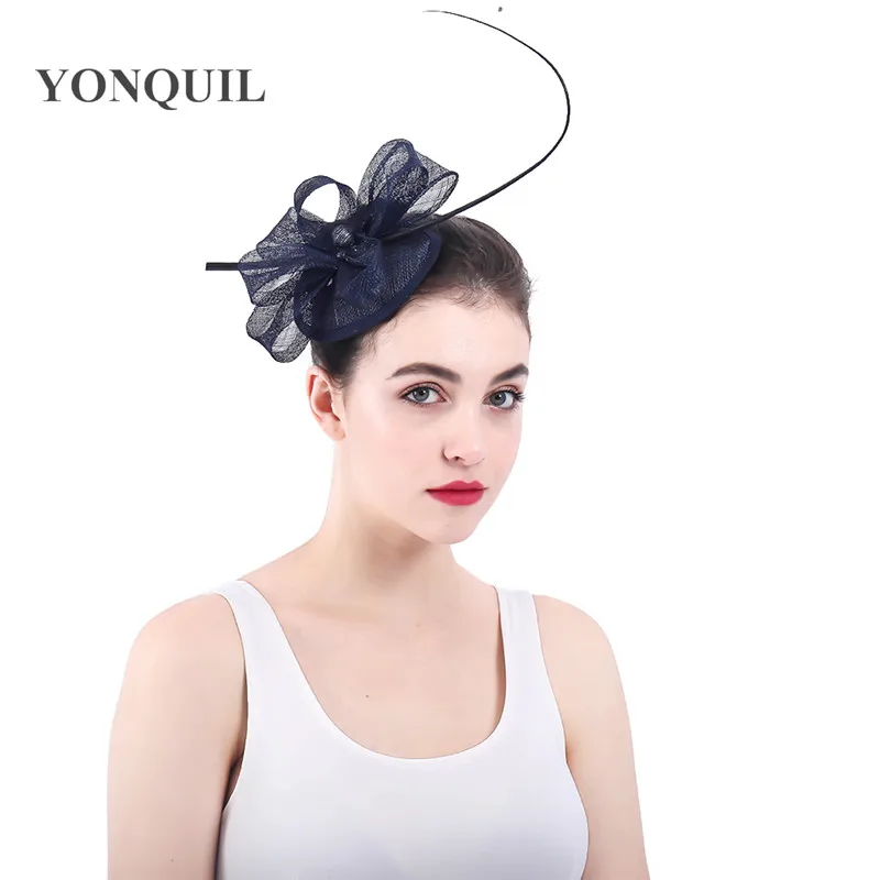 Navy sinamay nice Fascinators hats elegant Bridal married Headwear Evening Party elegant womes Hats And loops With New millinery
Navy sinamay nice Fascinators hats elegant Bridal married Headwear Evening Party elegant womes Hats And loops With New millinery