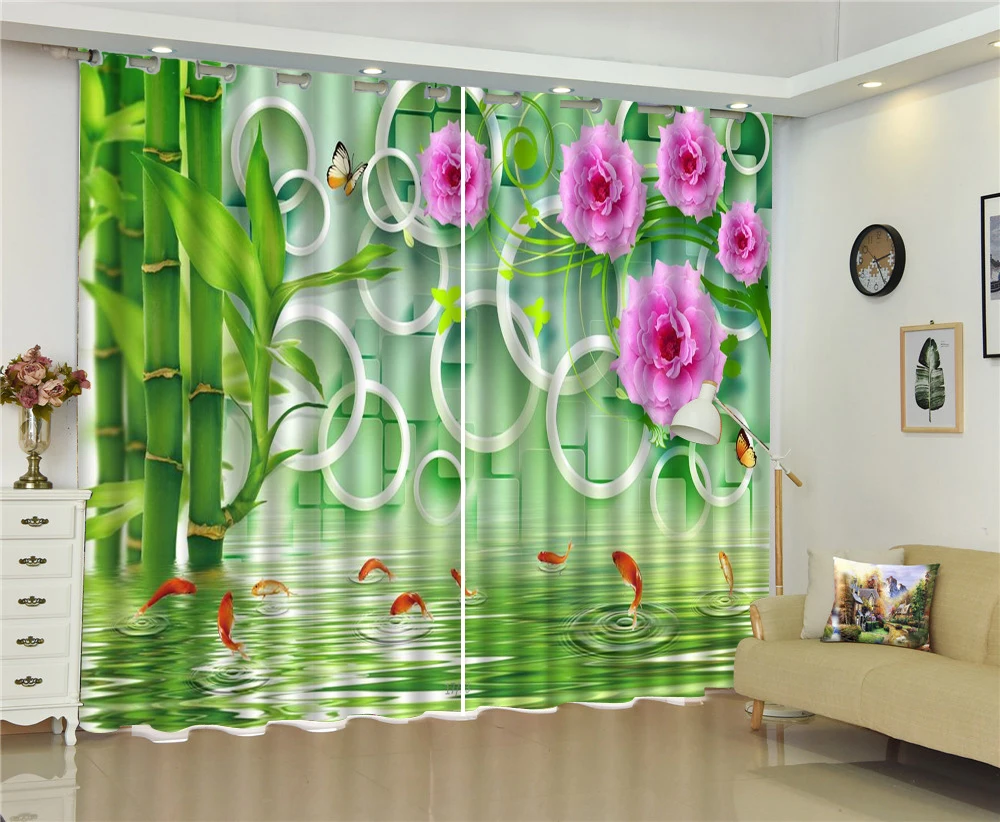 3d Curtain Pink Delicate Flowers Golden Carp Landscape 3d Landscape Curtains Practical Advanced Blackout Curtains
3d Curtain Pink Delicate Flowers Golden Carp Landscape 3d Landscape Curtains Practical Advanced Blackout Curtains