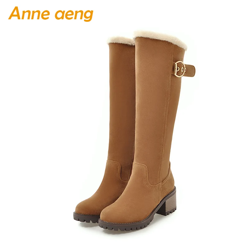 2019 new autumn winter women knee-high snow boots warm plush lining zip high square heels ladies sexy women shoes big size 34-43
2019 new autumn winter women knee-high snow boots warm plush lining zip high square heels ladies sexy women shoes big size 34-43