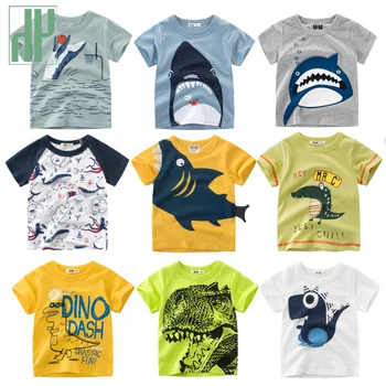 Kids tshirt animal print Cotton 2019 Summer toddler boy shirt shark Printed Short Sleeve baby girl t shirt children clothes
Kids tshirt animal print Cotton 2019 Summer toddler boy shirt shark Printed Short Sleeve baby girl t shirt children clothes