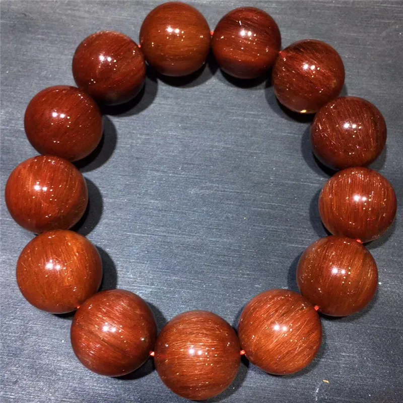 17.3mm Natural Red Hair Rutilated Quartz Crsytal Bracelet Women Men Energy Stone Business Gift Round Beads Bracelet Jewelry
17.3mm Natural Red Hair Rutilated Quartz Crsytal Bracelet Women Men Energy Stone Business Gift Round Beads Bracelet Jewelry