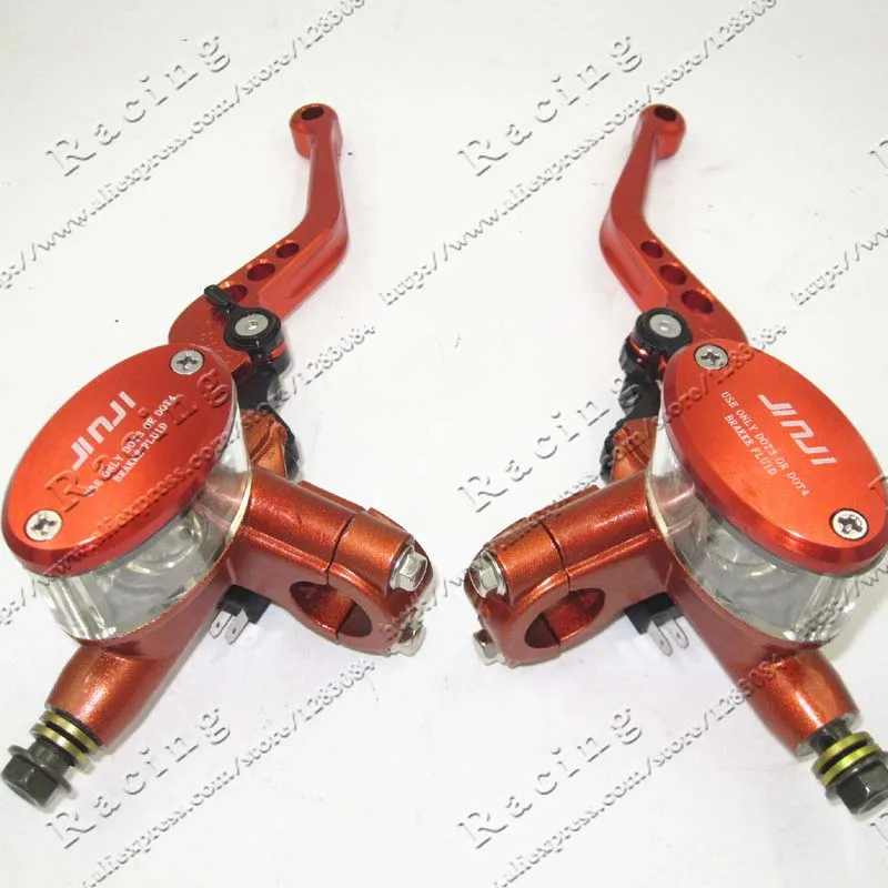 Hydraulic clutch Brake Hand Lever Disc Lever Left and Right for Electric motorcycle scooter CNC aluminum Orange
Hydraulic clutch Brake Hand Lever Disc Lever Left and Right for Electric motorcycle scooter CNC aluminum Orange