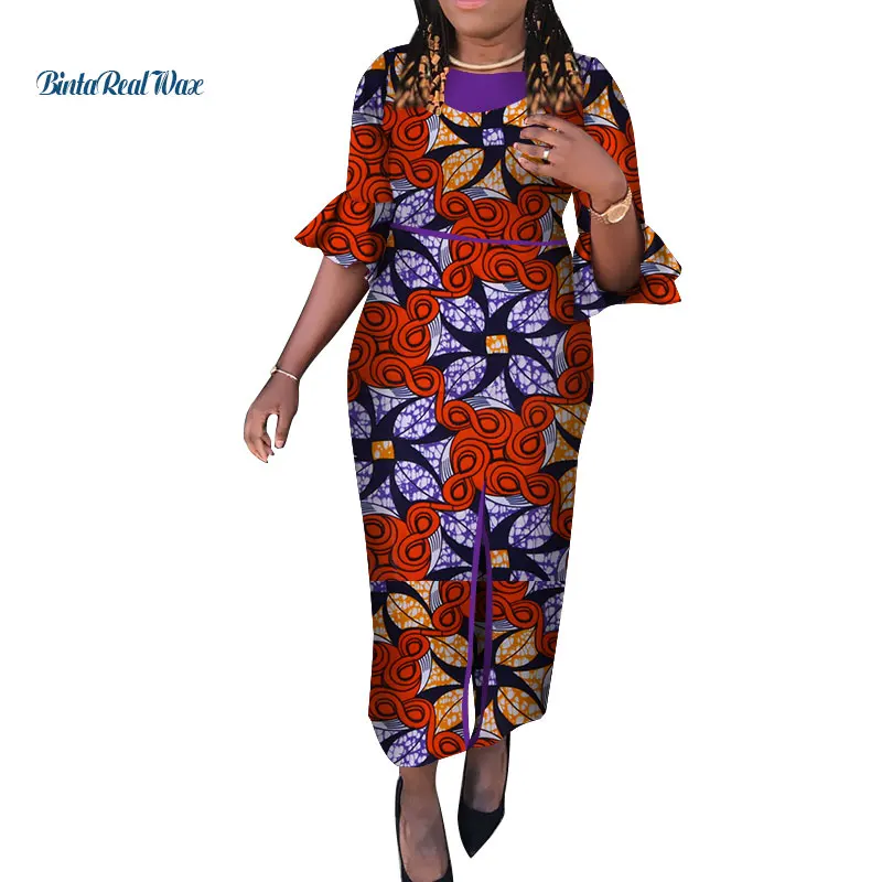 Bazin Riche African Dresses for Women Ruffles Sleeve Ankara Print Long Dress Dashiki Traditional African Design Clothing WY3490
Bazin Riche African Dresses for Women Ruffles Sleeve Ankara Print Long Dress Dashiki Traditional African Design Clothing WY3490