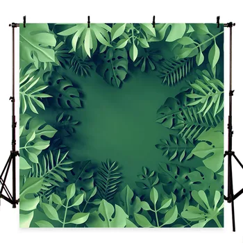 Vinyl Photography Backgrounds Jungle Party Forest Green Palm Leaves Floral Children Kids Cuatomized Backdrop for Photo Studio
Vinyl Photography Backgrounds Jungle Party Forest Green Palm Leaves Floral Children Kids Cuatomized Backdrop for Photo Studio
