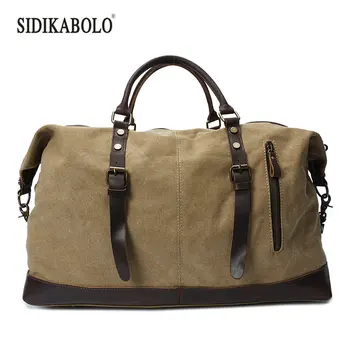 2019 Male Cloth Crazy Horse Leather +Canvas Bag Men's Retro Travel Bag Embroidery Shoulder Luggage Bag
2019 Male Cloth Crazy Horse Leather +Canvas Bag Men's Retro Travel Bag Embroidery Shoulder Luggage Bag