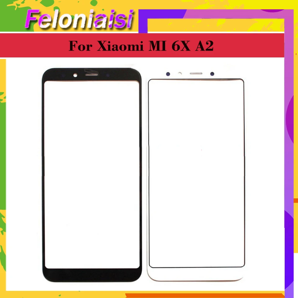 For Xiaomi MI 6X A2 Mi6X MiA2 Touch Screen Panel Front Outer Glass Lens Touchscreen NO LCD Without Digitizer 5.99" | Мобильные
