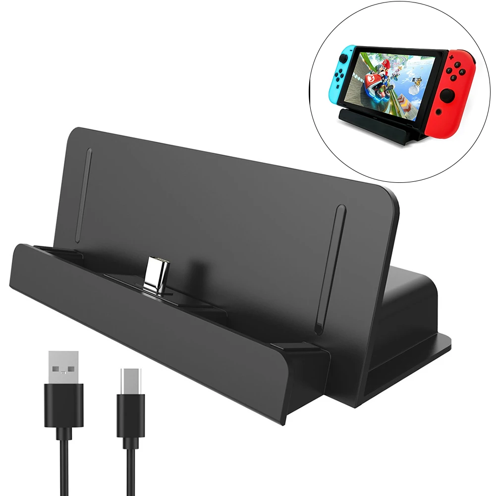 

2 In 1 USB Charging Dock Station For Nintend Switch Game Console Type-C Charger Stand Game Accessories For Nintend Switch NS