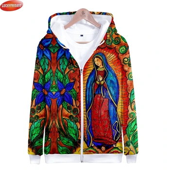 2018 Our Lady of Guadalupe 3D Printed Zipper Hoodies Women/Men Long Sleeve Fashion Streetwear Hooded Sweatshirts Casual Hoodies
2018 Our Lady of Guadalupe 3D Printed Zipper Hoodies Women/Men Long Sleeve Fashion Streetwear Hooded Sweatshirts Casual Hoodies