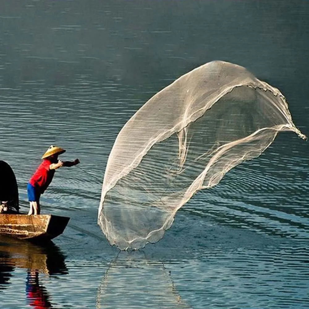MrY Fishing Net Hand Throw Mesh Hand Sprinkle Spinning Net Aluminum Ring Finefish Network 240/300 Zinc Pendant Finefish sinker
MrY Fishing Net Hand Throw Mesh Hand Sprinkle Spinning Net Aluminum Ring Finefish Network 240/300 Zinc Pendant Finefish sinker