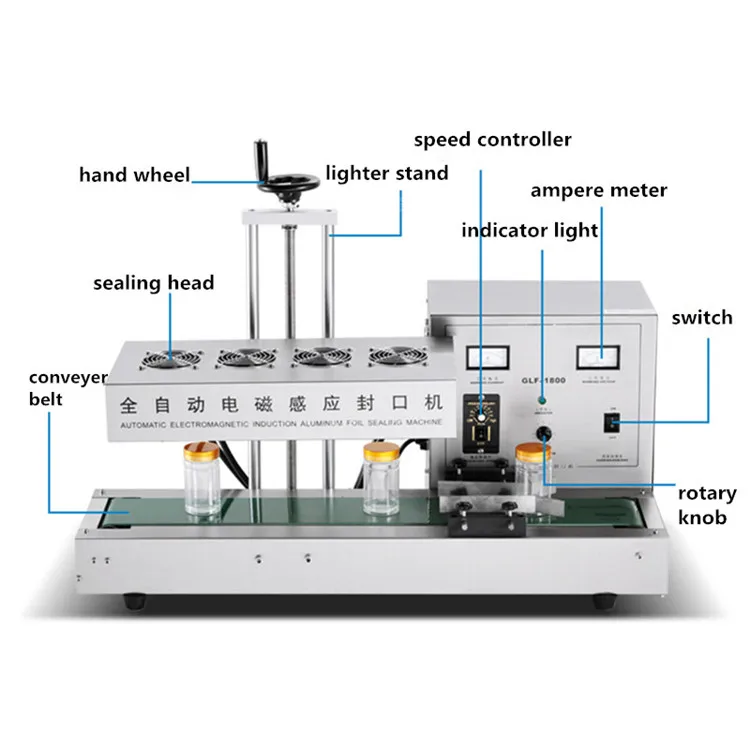 VEVOR Automatic Continuous Electromagnetic Induction Sealer Aluminum Foil Sealing Machine Suitable for plastic bottles
VEVOR Automatic Continuous Electromagnetic Induction Sealer Aluminum Foil Sealing Machine Suitable for plastic bottles