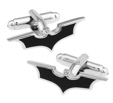 

Promotion! Men Cufflinks wholesale&retail top copper Designer Bat Brand Cuff links Fashion Black free shipping