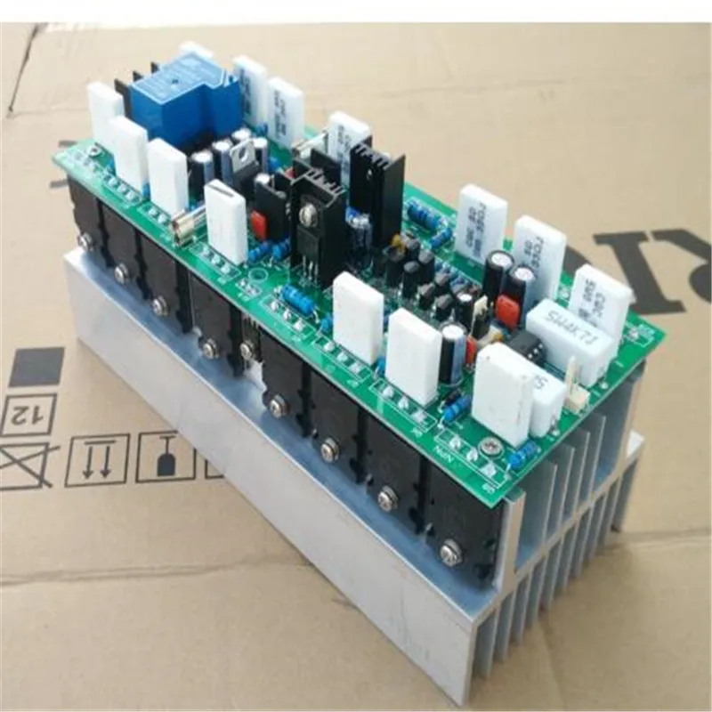HIFI High power 1000W Home stage Professional 2CA1837/2SC4793 pushing TTC5200 / TTA1943 mono amplifier board in heatsink
HIFI High power 1000W Home stage Professional 2CA1837/2SC4793 pushing TTC5200 / TTA1943 mono amplifier board in heatsink