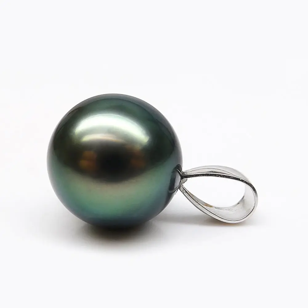 free shipping 10.6mm Natural Green Real Tahitian Cultured Pearl Pendant 14 Solid White Gold
free shipping 10.6mm Natural Green Real Tahitian Cultured Pearl Pendant 14 Solid White Gold