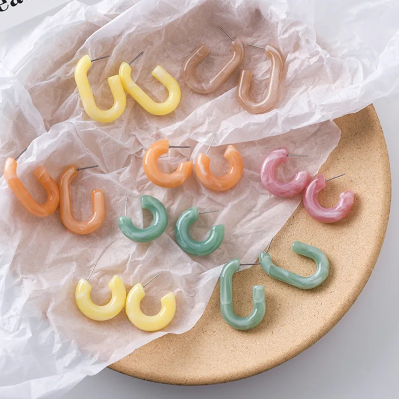 Japanese Korean Exaggerated Acrylic Hoop Earrings Multicolor Geometric Circle Hoop Earrings Factory Wholesale
Japanese Korean Exaggerated Acrylic Hoop Earrings Multicolor Geometric Circle Hoop Earrings Factory Wholesale