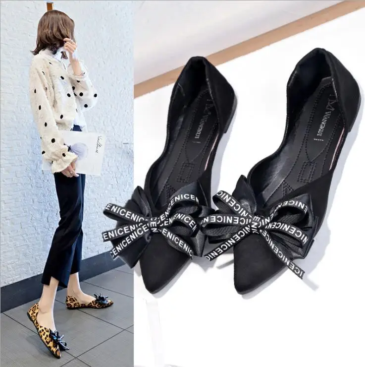 2019 new fashion pointy shavity hollow flat bottom flat bottom with comfortable soft bottom bowknot leopard print single shoes
2019 new fashion pointy shavity hollow flat bottom flat bottom with comfortable soft bottom bowknot leopard print single shoes