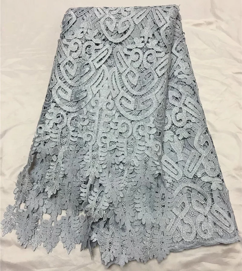 Free shipping (5yards/pc) Beautiful African big cord lace fabric grey guipure lace fabric withh fashion tassel for dress WL3941
Free shipping (5yards/pc) Beautiful African big cord lace fabric grey guipure lace fabric withh fashion tassel for dress WL3941