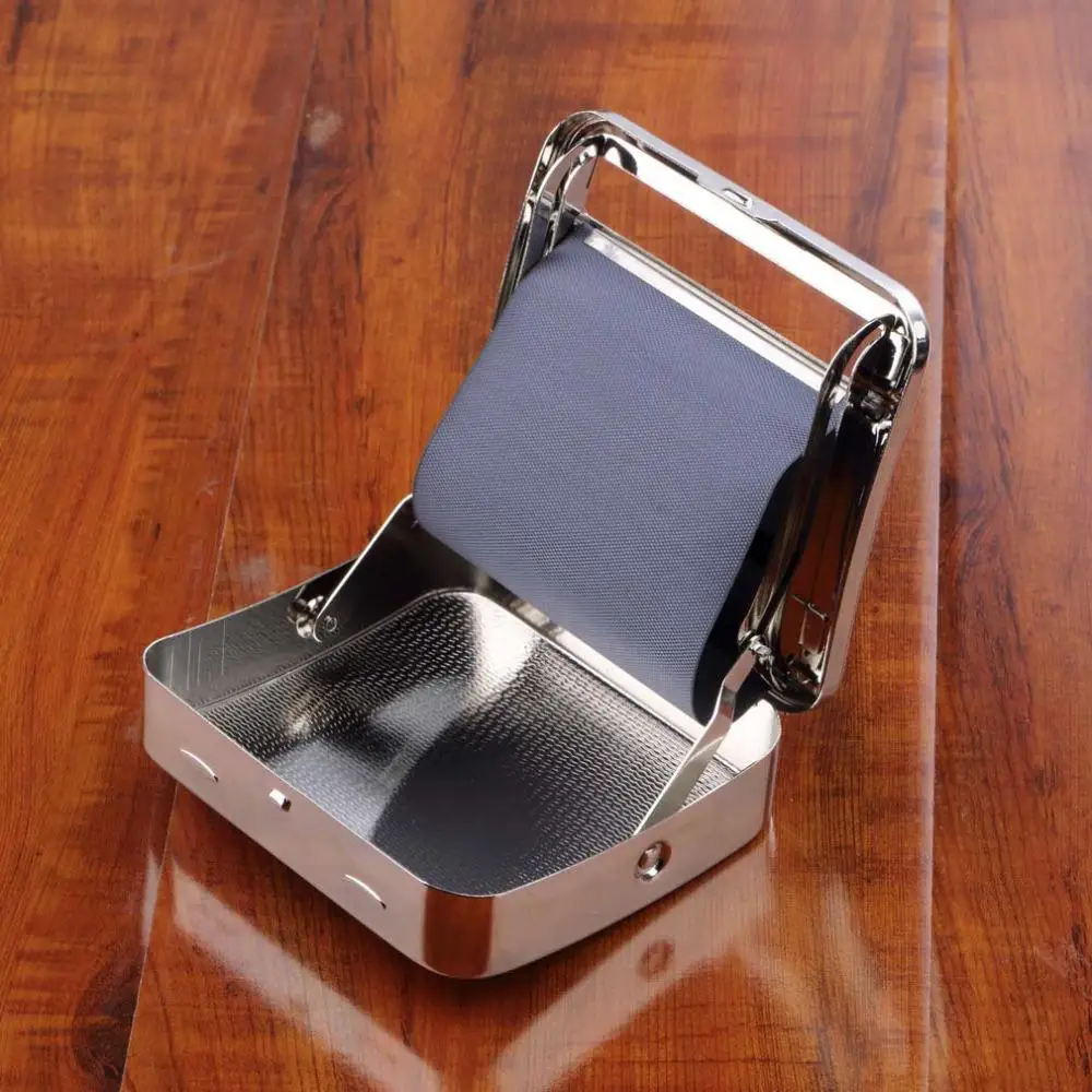 New Metal Automatic Cigarette Tobacco weed Smoking Smoke Roller Rolling Machine Box Case Tin 88 * 79 * 22mm
New Metal Automatic Cigarette Tobacco weed Smoking Smoke Roller Rolling Machine Box Case Tin 88 * 79 * 22mm