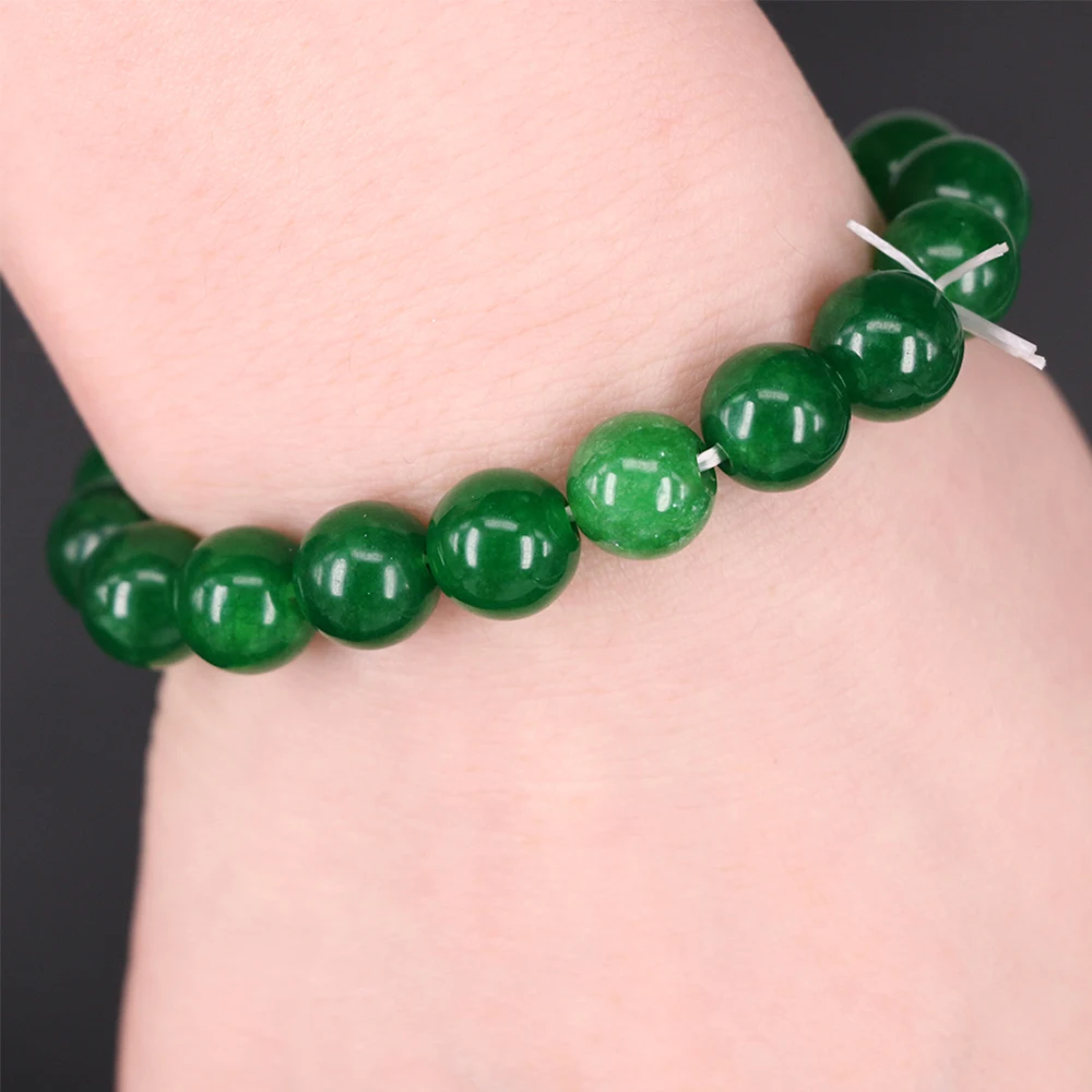 Natural Stone Dark Green Jades Round Loose Beads 10MM Pick Size for Jewelry Making Diy Bracelet Necklace
Natural Stone Dark Green Jades Round Loose Beads 10MM Pick Size for Jewelry Making Diy Bracelet Necklace