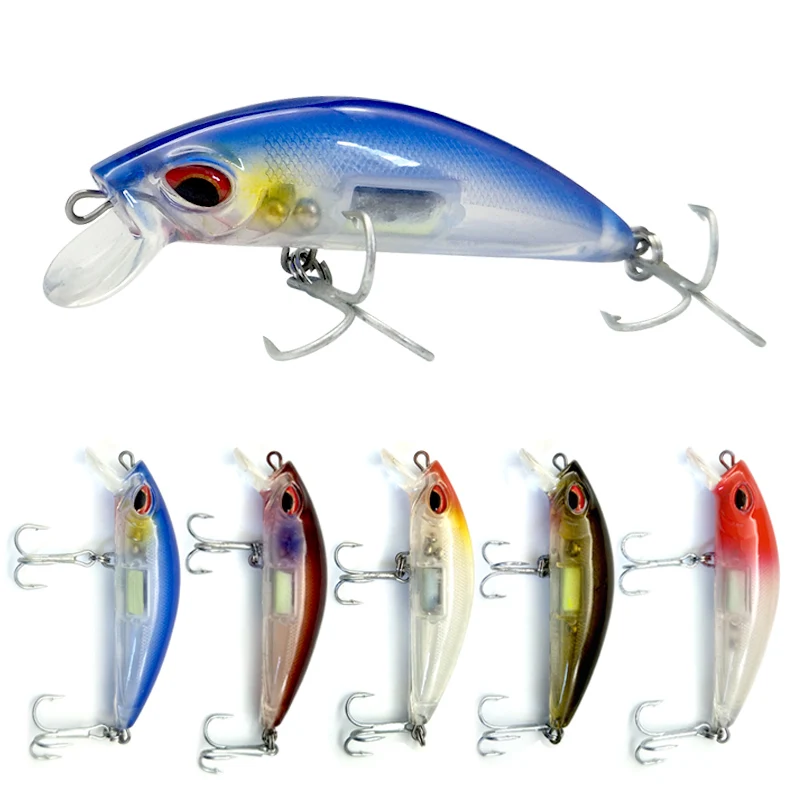 Mini Minnow Fishing lure 6.5cm/11g Bait Lifelike swing small fish Hard deep diving lures
Mini Minnow Fishing lure 6.5cm/11g Bait Lifelike swing small fish Hard deep diving lures