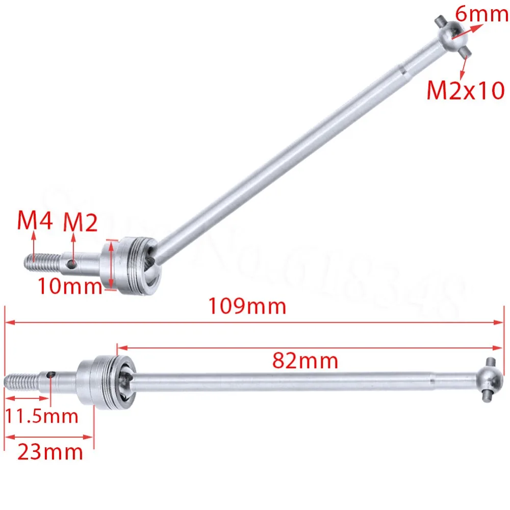 HSP 1/10 Aluminum Parts 106015 Universal Dogbone Shaft Joint 2P 06047 Upgrade For RC Buggy Warhead 94106
HSP 1/10 Aluminum Parts 106015 Universal Dogbone Shaft Joint 2P 06047 Upgrade For RC Buggy Warhead 94106