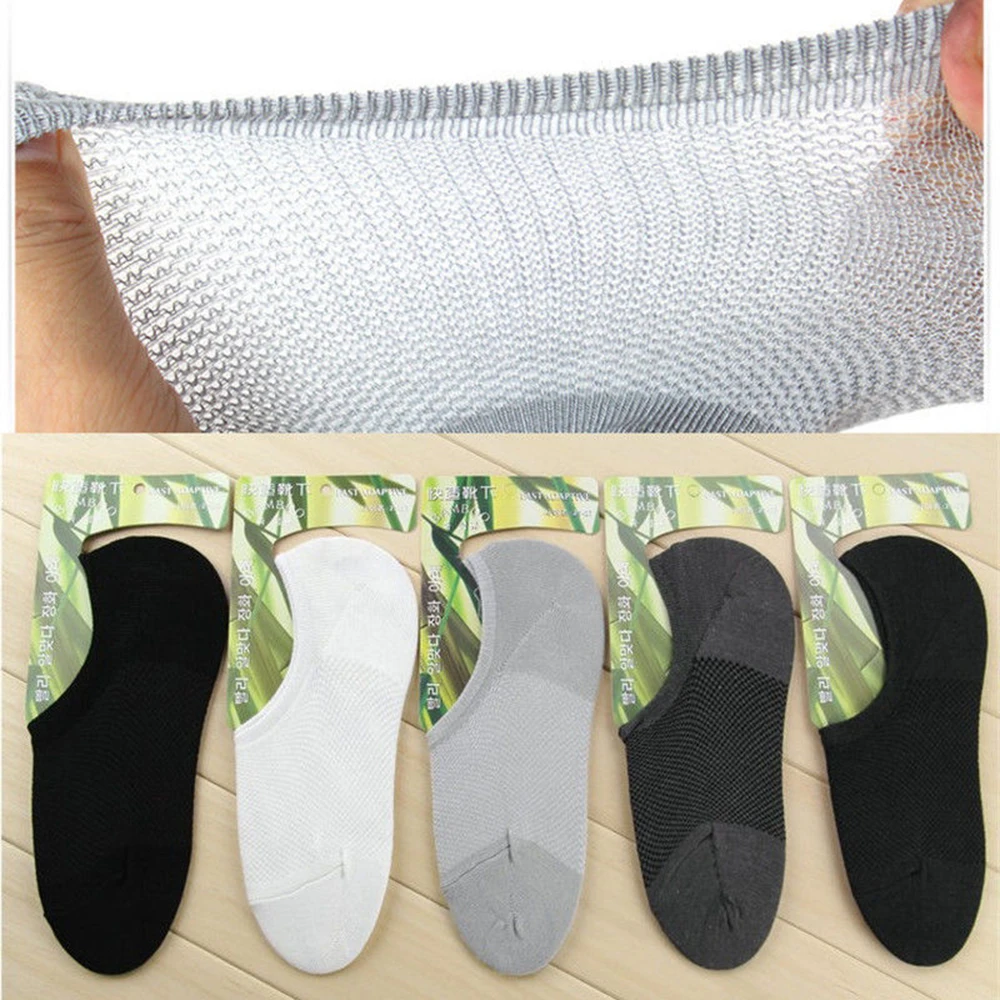 5pairs/lot Breathable bamboo fiber boat socks men non-slip invisible Shallow Solid mesh socks silicone harajuku Random color
5pairs/lot Breathable bamboo fiber boat socks men non-slip invisible Shallow Solid mesh socks silicone harajuku Random color