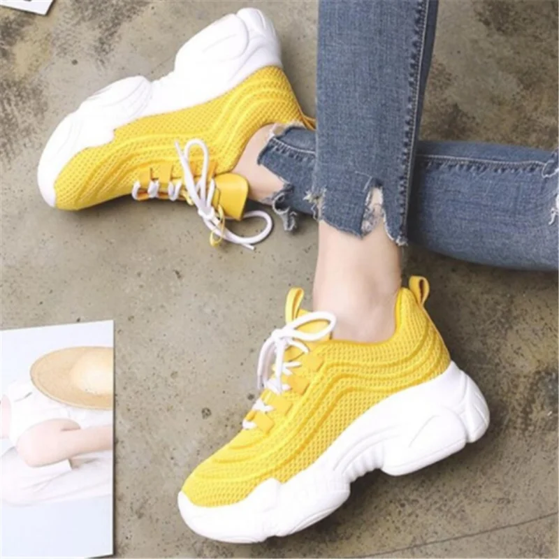 2019 Spring Fashion Women Casual Shoes Mesh Platform Breathable Women Sneakers Ladies White Trainers Chaussure Femme
2019 Spring Fashion Women Casual Shoes Mesh Platform Breathable Women Sneakers Ladies White Trainers Chaussure Femme