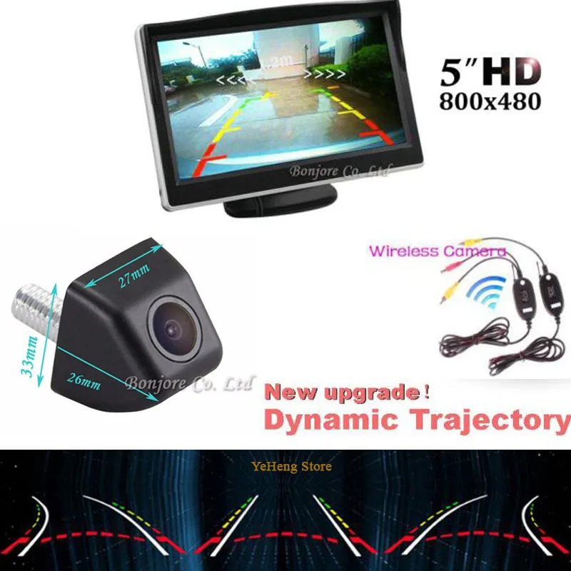Best 3 in 1 Parking 5 Inch 800*480 Car Hd Display Wireless Intelligent Dynamic Trajectory Tracks CCD Backup Camera 170 degree
Best 3 in 1 Parking 5 Inch 800*480 Car Hd Display Wireless Intelligent Dynamic Trajectory Tracks CCD Backup Camera 170 degree