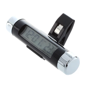 Car Dash Air Vent Digital LCD Green Backlight Clip-on Clock Thermometer Calendar
Car Dash Air Vent Digital LCD Green Backlight Clip-on Clock Thermometer Calendar