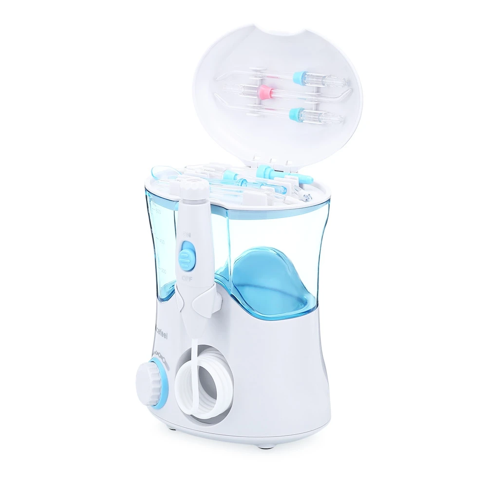 600ml Water Dental Flosser Oral Irrigator Teeth Rechargeable Dental Irrigators Spa Portable Water Jet Tip Family Tooth Cleaner
600ml Water Dental Flosser Oral Irrigator Teeth Rechargeable Dental Irrigators Spa Portable Water Jet Tip Family Tooth Cleaner