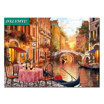 Full square 5D diy Diamond Painting Cross Stitch Beautiful romantic town Diamond Embroidery diamond Mosaic Resin Home Decoration
Full square 5D diy Diamond Painting Cross Stitch Beautiful romantic town Diamond Embroidery diamond Mosaic Resin Home Decoration