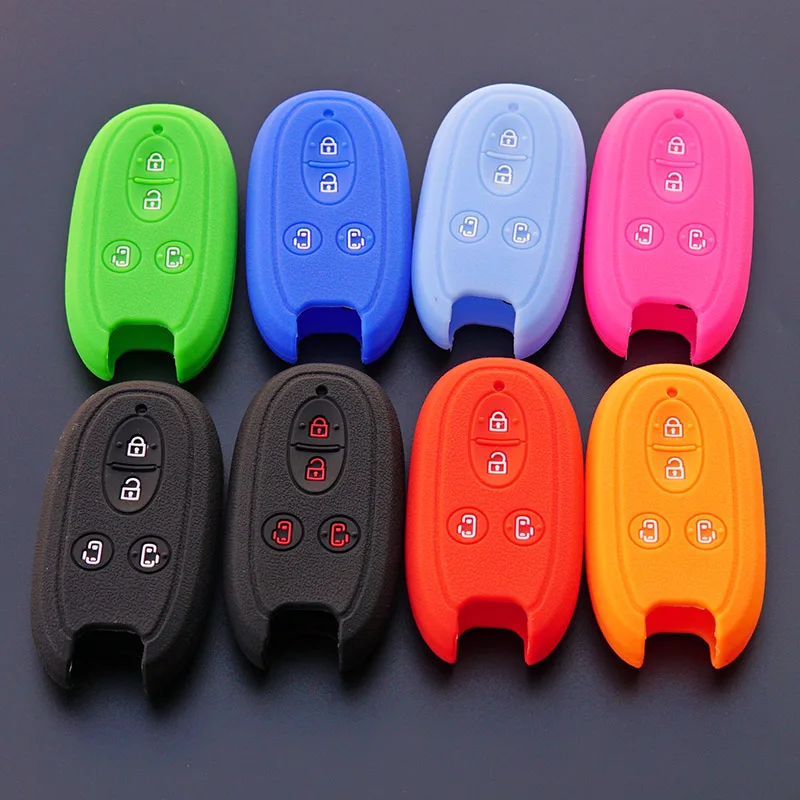 Silicone Key fob Cover case skin cap For Suzuki Spacia Stingray Wagon R Alto Solio Concept KCar Automatic door remote keyless
Silicone Key fob Cover case skin cap For Suzuki Spacia Stingray Wagon R Alto Solio Concept KCar Automatic door remote keyless