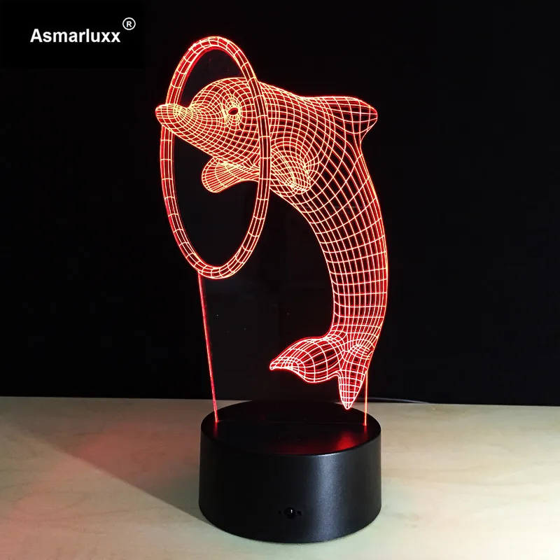 Dolphin Night Lamp Art Deco Lamp Amazing Colorful 3D Night Light for Children Cheap Price Free Drop Shipping
Dolphin Night Lamp Art Deco Lamp Amazing Colorful 3D Night Light for Children Cheap Price Free Drop Shipping