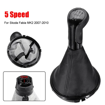 5 Speed PU Leather Car Gear Shift Knob Gaiter Boot Gearstick Gaiter For Skoda Fabia MK2 2007 2008 2009 2010
5 Speed PU Leather Car Gear Shift Knob Gaiter Boot Gearstick Gaiter For Skoda Fabia MK2 2007 2008 2009 2010