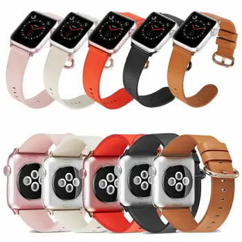 Genuine Leather Watch Strap for Apple Watch 42mm 38mm 40mm 44mm Buckle Wrist Bracelet for iWatch Series 5 4 3 2 1 Watchbands
Genuine Leather Watch Strap for Apple Watch 42mm 38mm 40mm 44mm Buckle Wrist Bracelet for iWatch Series 5 4 3 2 1 Watchbands