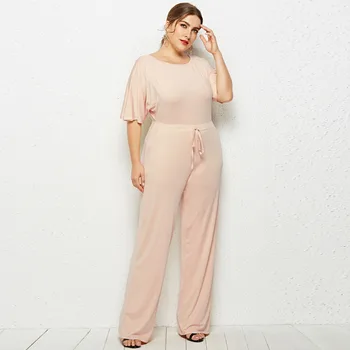 Elegance Business Straight Jumpsuits Casual Loose Overalls Solid Wide Leg Pants Romper Women Office Party Rompers 2019 Summer
Elegance Business Straight Jumpsuits Casual Loose Overalls Solid Wide Leg Pants Romper Women Office Party Rompers 2019 Summer