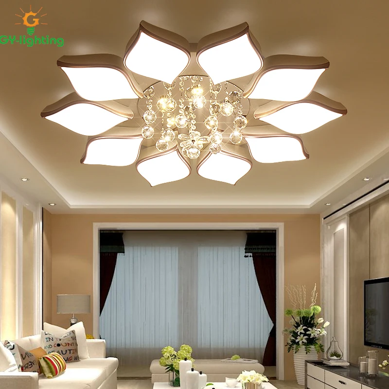 GY-Lighting Modern LED Ceiling lights Creative Crystal Ceiling lighting Simple Living Room Ceiling Lamps Warm Flowers Lamp
GY-Lighting Modern LED Ceiling lights Creative Crystal Ceiling lighting Simple Living Room Ceiling Lamps Warm Flowers Lamp