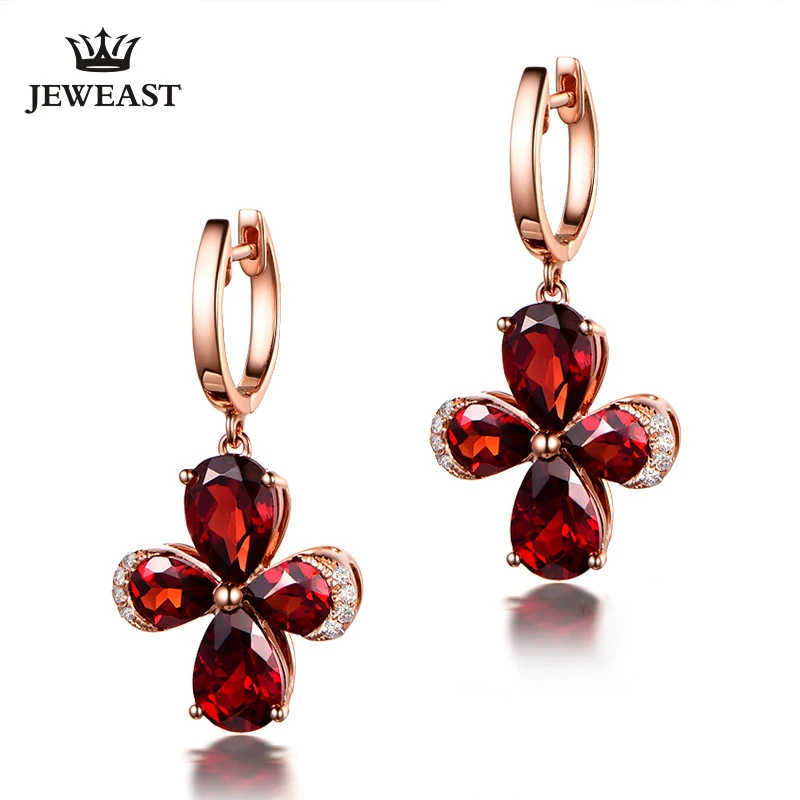 Natural garnet 18K Pure Gold Earring Real AU 750 Solid Gold Earrings Diamond Trendy Fine Jewelry Hot Sell New 2019
Natural garnet 18K Pure Gold Earring Real AU 750 Solid Gold Earrings Diamond Trendy Fine Jewelry Hot Sell New 2019