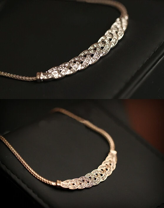 Summer Style Crystal Spiral Necklace For Women Chokers Necklaces Fashion Necklaces Pendants Vintage Snake Chain Necklace Jewelry
Summer Style Crystal Spiral Necklace For Women Chokers Necklaces Fashion Necklaces Pendants Vintage Snake Chain Necklace Jewelry