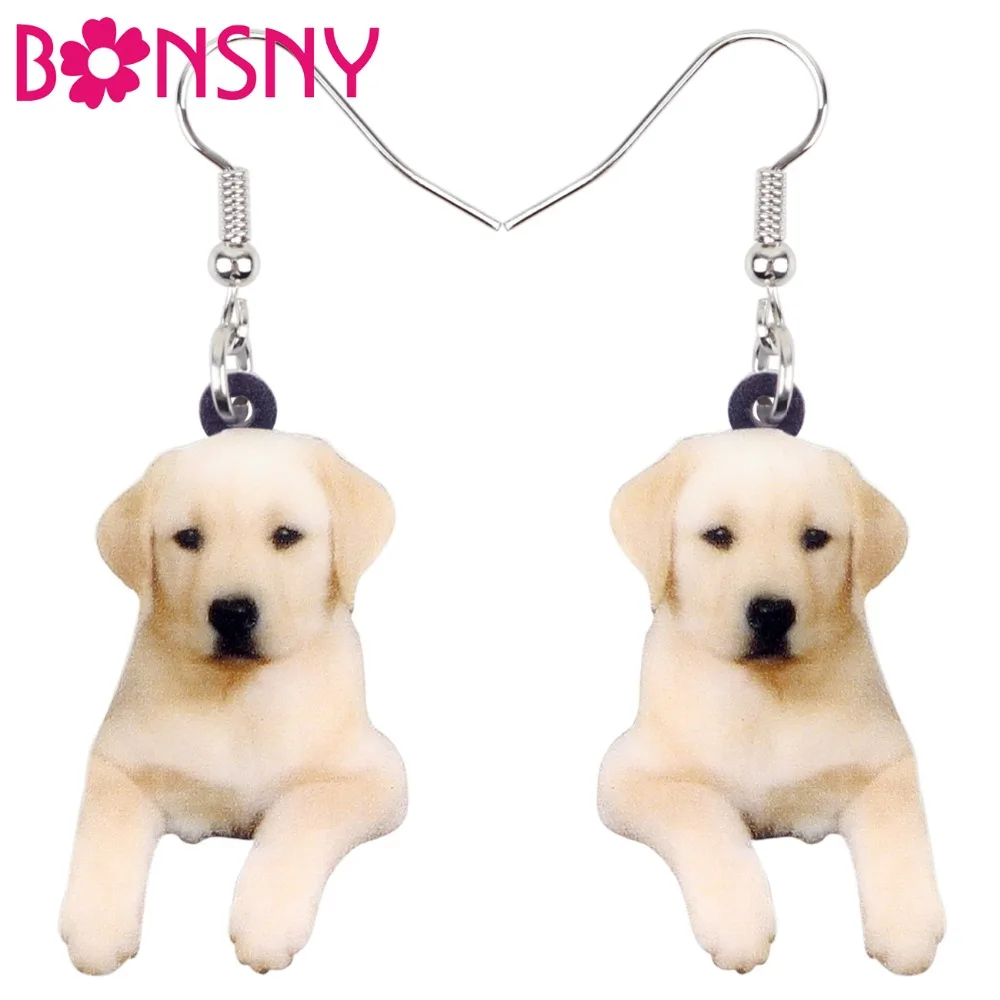 Bonsny Acrylic Sweet Labrador Retriever Dog Earrings Big Long Dangle Drop Fashion Animal Jewelry For Women Girls Pet Lovers Gift
Bonsny Acrylic Sweet Labrador Retriever Dog Earrings Big Long Dangle Drop Fashion Animal Jewelry For Women Girls Pet Lovers Gift